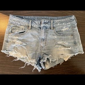 Denim shorts